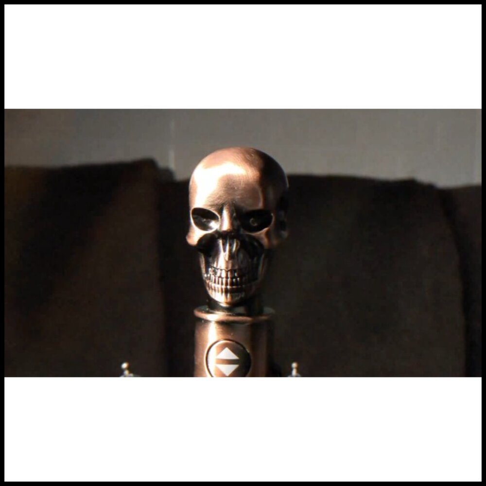 Skull Pattern Folding Umbrella Automatic Open Clo… - image 7